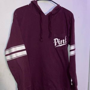 VS PINK long sleeve hoodie shirt